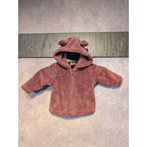 Child o Mine plush soft full zip hoodie 0-3